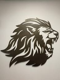 Buy Roaring Lion Metal Wall Art Lion