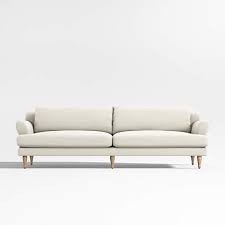 Timson White English Roll Arm Sofa With