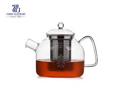 1 3l Pyrex Glass Teapot With Infuser
