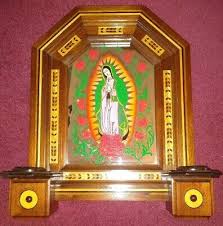 Our Lady Of Guadalupe Inlay Wood
