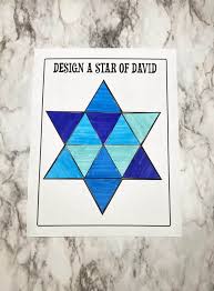 Star Of David Craft Little Bins For