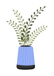 Fern Houseplant With Clay Pot With