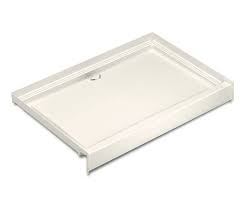 Acrylic Alcove Center Drain Shower Base