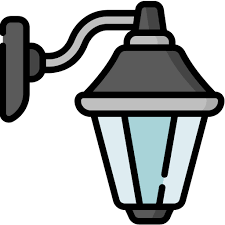 Wall Lamp Free Buildings Icons