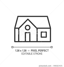 House Pixel Perfect Linear Icon