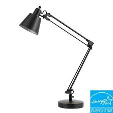 Udbina Metal Desk Lamp In Dark Bronze