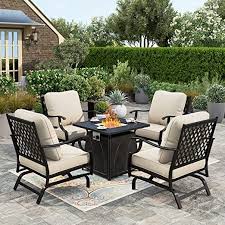 Fire Pit Patio Furniture Set