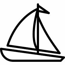 Boat Outline Sail Transport Icon