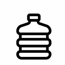 Water Icon Distillation Gallon