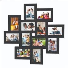 Black Wooden Wall Collage Frames