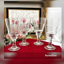 Libbey Sirrus Water Glasses Libby