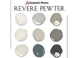 Revere Pewter Home Paint Color Palette