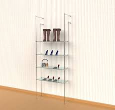 Tube Wall Mounted Shelving Display Kit