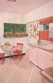 Retro Pink Kitchens Vintage Interiors