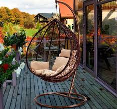Brown Rattan Hot Swing Chair