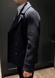 John Lewis Wool Blend Peacoat Charcoal