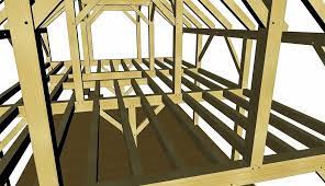 24 36 Timber Frame Barn Home Plan