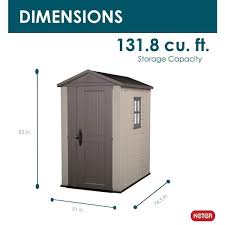 Durable Resin Plastic Storage Shed