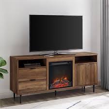 Roth Modern Storage Fireplace Tv