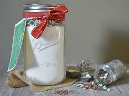 Festive Sugar Cookie Mix In A Jar With