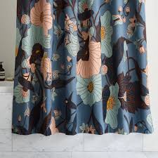 Poppy Fl Shower Curtain West Elm