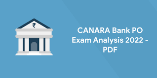 Canara Bank Po Exam Ysis 2022 Pdf