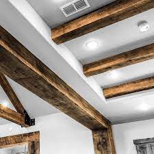 white oak wood beams