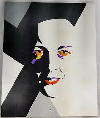 Pop Art Icon Woman Earl Hubbard Acrylic