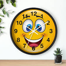Smile Clock Face Smile Decor Clock