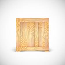 Wooden Box Three Dimensional Icon