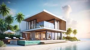 Conceptual Exterior Design Of A Beach