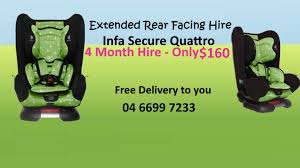 Extended Rear Facing Car Seat Hire
