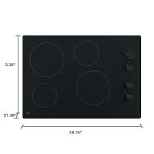 Ge 30 In Radiant Electric Cooktop In