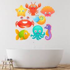 Sea Bathroom Wall Decal Sticker