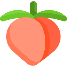 Peach Free Food Icons