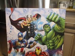 Avengers Marvel Comics Canvas Wall Art