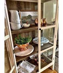 56 2 Hadley Library Cabinet With Glass
