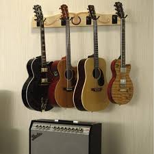 Wall Mounted Multi Guitar Hanger Space