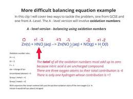 Difficult Balancing Equation Example