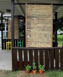 Diy Bamboo Privacy Screen Christina
