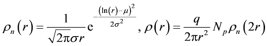 Charge Density Distribution Function