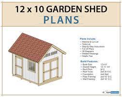 12x10 Garden Shed Plans And Build Guide