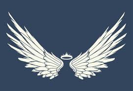Authentic Angel Wings Logo Icon Vector