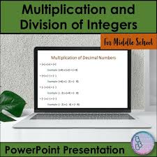 Integers Powerpoint Presentation Lesson