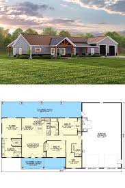 3 Bedroom Barndominium Style House