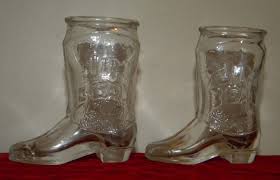 glass cowboy boots shot