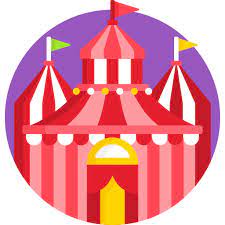 Circus Tent Free Entertainment Icons