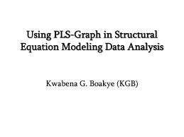 Using Pls Graph In Structural Equation