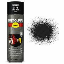 Rust Oleum Black Satin Spray Paint