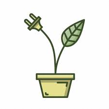 Eco Green Leaf Plant Pot Power